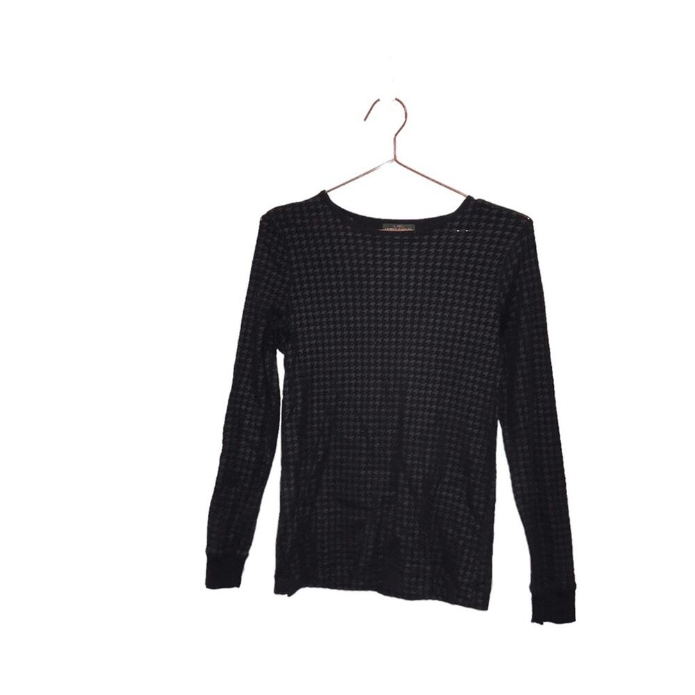 Lauren Ralph Lauren Lauren Jean co houndstooth print top size small